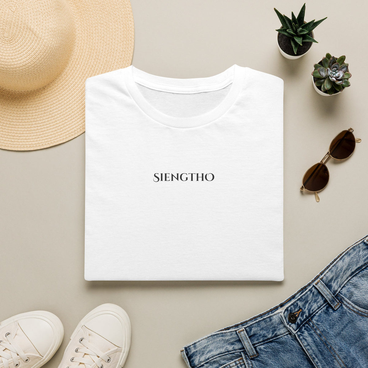 SIENGTHO T-shirt (Royal, Black, Red, White, Natural, Dark Heather)
