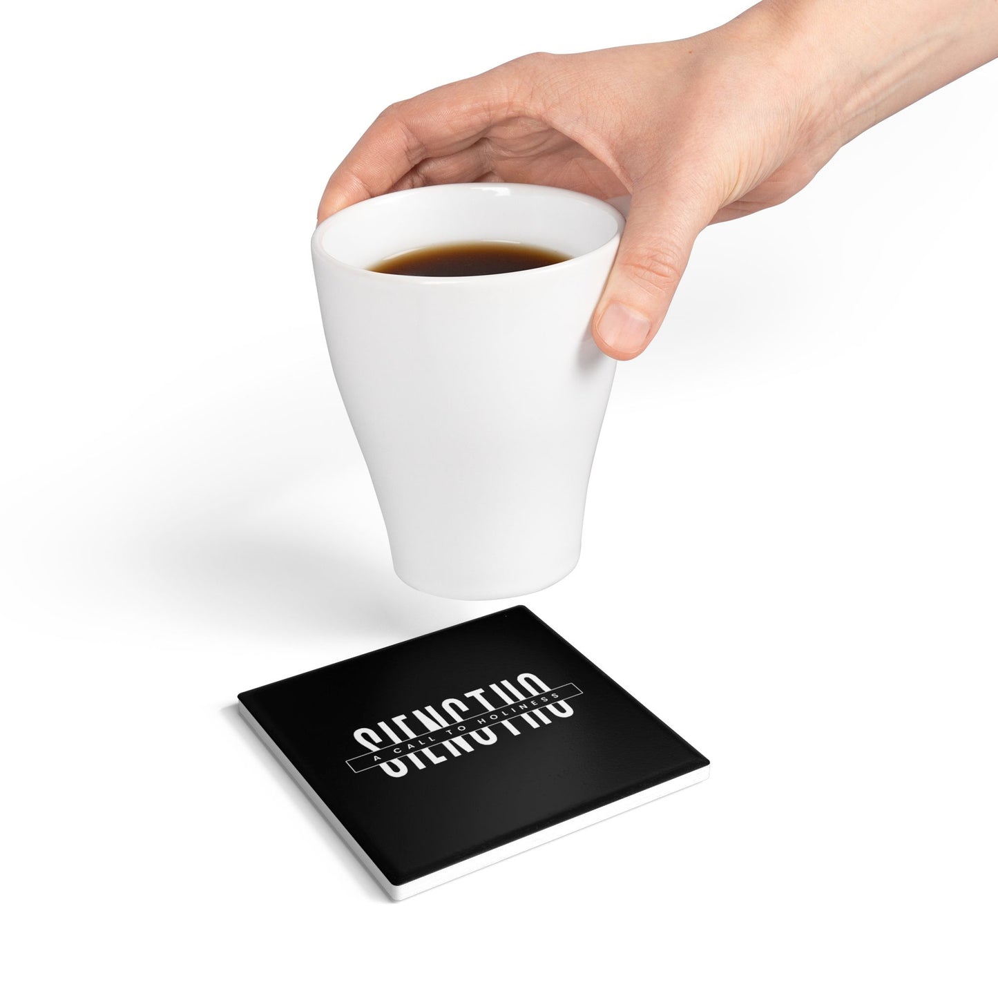 A Call to Holiness Ceramic Coaster