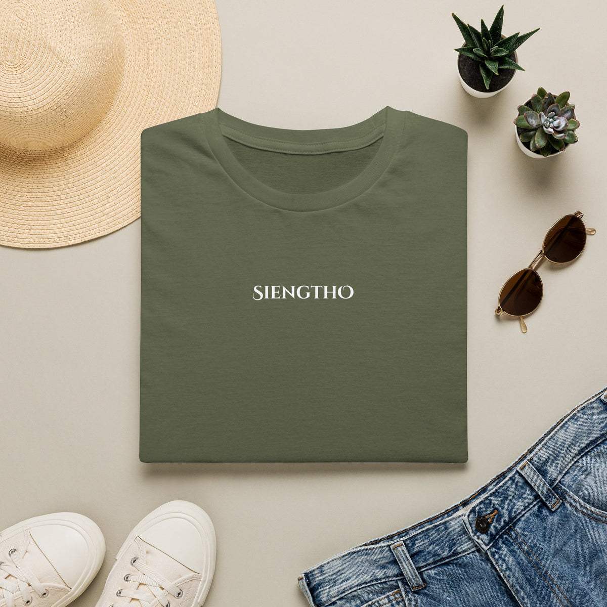 SIENGTHO T-shirt (Royal, Black, Red, White, Natural, Dark Heather)