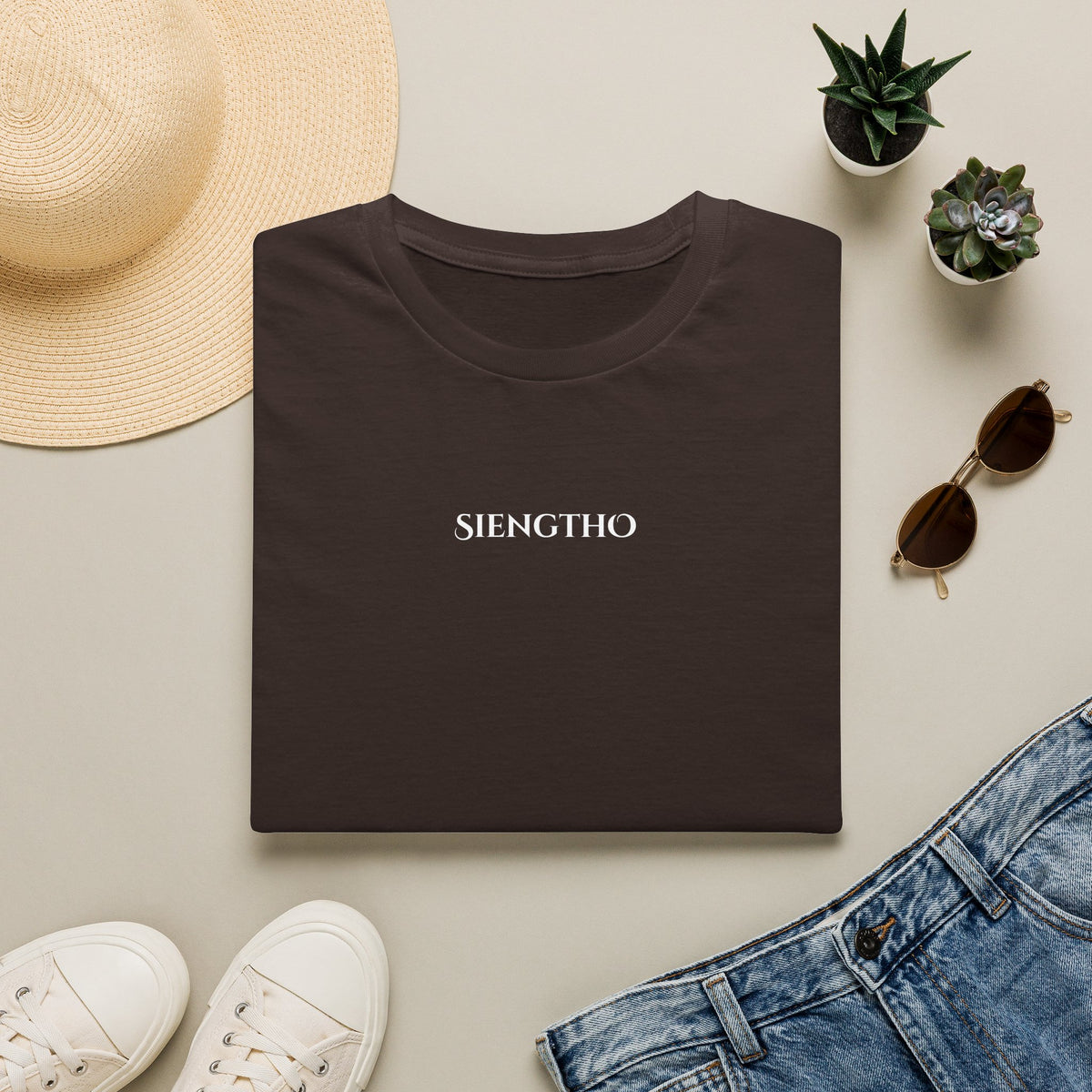 SIENGTHO T-shirt (Royal, Black, Red, White, Natural, Dark Heather)