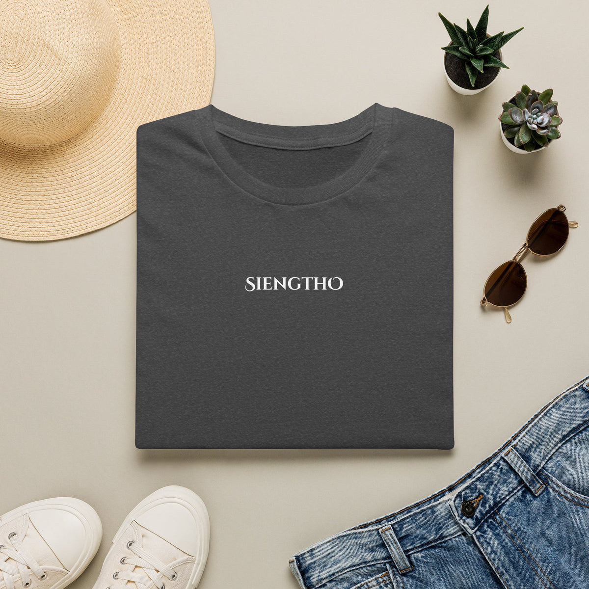 SIENGTHO T-shirt (Royal, Black, Red, White, Natural, Dark Heather)