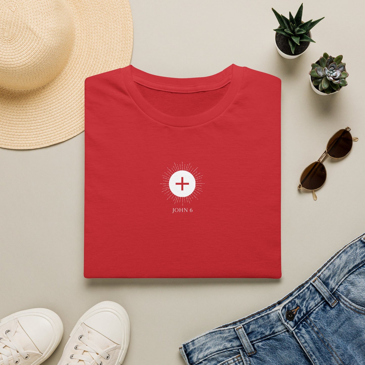 Body, Blood, Soul, & Divinity T-Shirt (Black, Royal, Red)